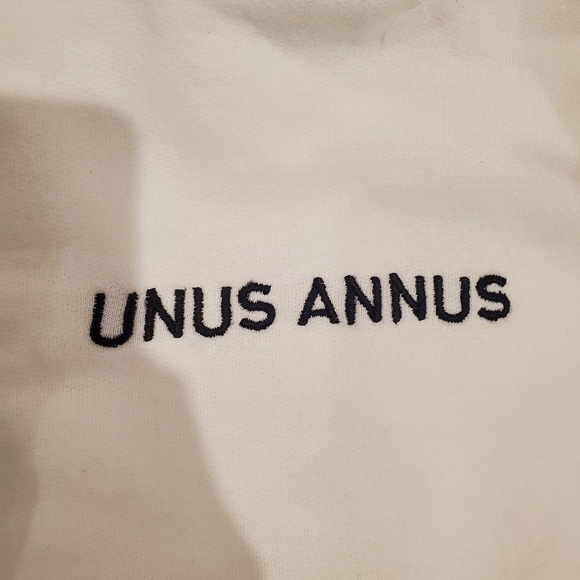 Unus Annus "The End" Hoodie in White NEW - Picture 7 of 7